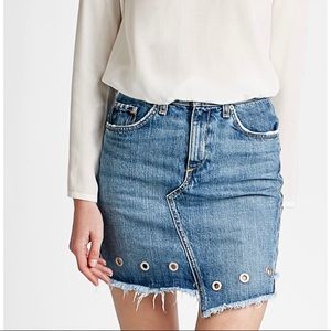 Rag & Bone Willow Eyelet Dive Skirt